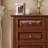 Simple Retro Mahogany Entrance Cabinet Solid Wood Accent Chest-101838492
