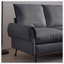 Canapé modulaire en L 81 po avec méridienne réversible en cuir technique 81 po-1757950402