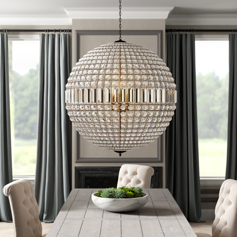 Rola 8 - Light Dimmable Globe Chandelier