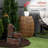 Outdoor Metal Weather Resistant Sculptural Fountain