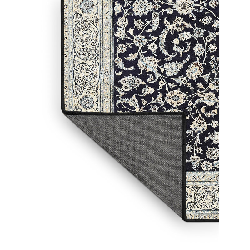 Laine orientale beige/Tapis décoratif grise, Rectangle 7 pi x 10 pi
