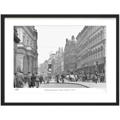 Birmingham, New Street 1954 - Single Picture Frame Print