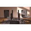Ensemble de conversation pivotant en osier pour 2 personnes avec coussins Blalock-1996362954