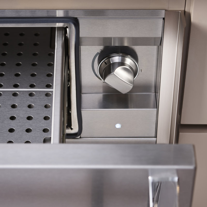 30"W. Warming Drawer, Stainless Steel