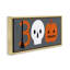 Cadre flottant Boo Halloween, typographie amusante, design par Sazerelli Designs-544620213-544620214