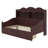 Retro Wooden Daybed Including Storage Drawers and Storage Headboard Shelves for Bedroom, Living Room and Guest Room-740576854