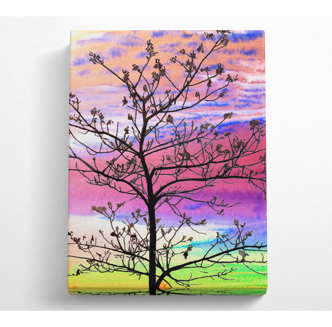 Regenbogenhimmel - Kunstdrucke auf Leinwand - Wrapped Canvas