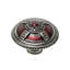 Vortice Glaze large round knob with Smokey Topaz glaze in Chalice-734793531