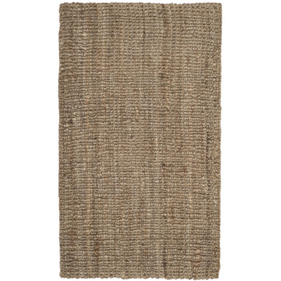 Alda Natural Gray Hand-Woven Jute Rug
