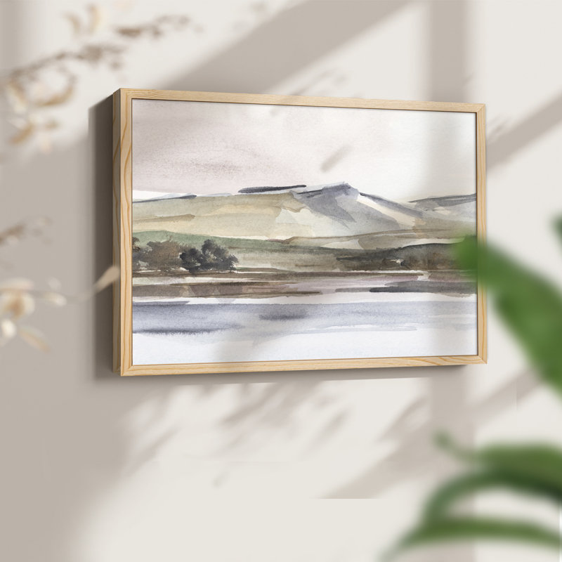 «Autumn Mountain Valley I», reproduction encadrée, Naturel, H 16 po x l 20 po