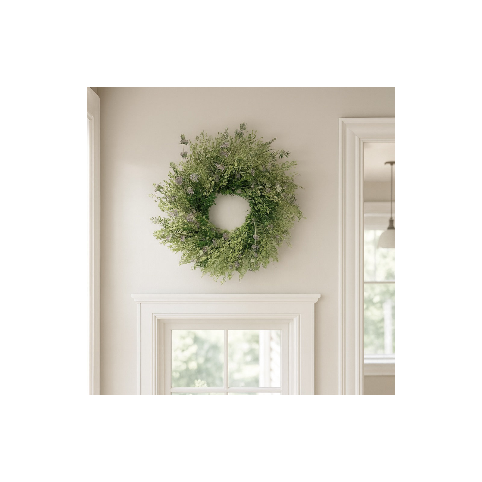22" Dried Wildflower Spring Wreath