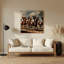 Art mural en métal brun Sports Sports-1435073079