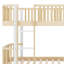Lit superposé simple Janinda par Harriet Bee-551281662