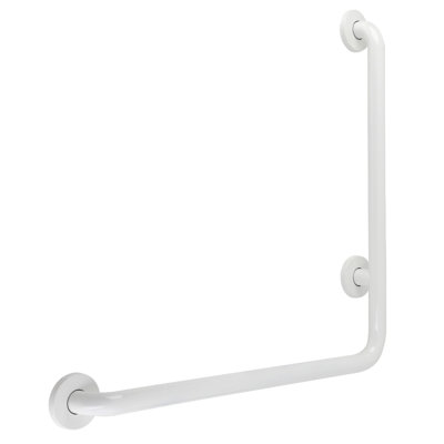 Kingston Brass Made To Match 24-Inch X 24-Inch L-Shaped Grab Bar, 1-1/4 Inch O.D, Left Hand