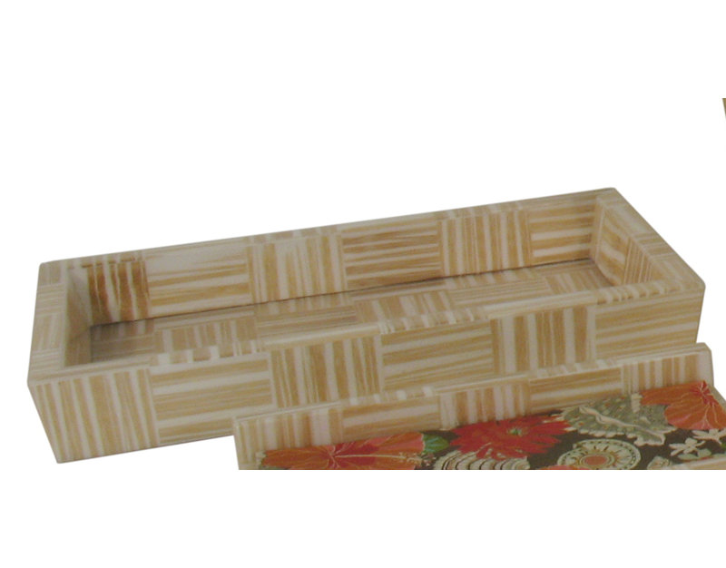 Palma Rattan inlay Tray
