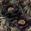 Papier peint floral foncé Moody Botanical-987634758