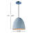 Campo 1-Light Concrete Dome Single Pendant-1103376454