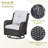 Bonia Makennah Swivel rocking Patio Chair with Cushions and Ottoman-93589123-114743484