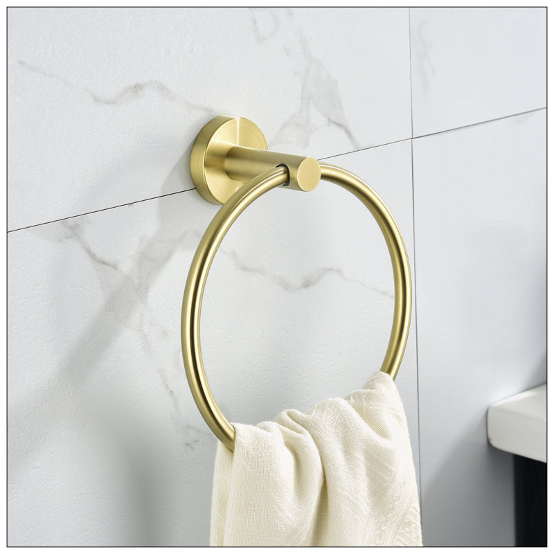 Bathroom Hardware Set, Brushed Gold