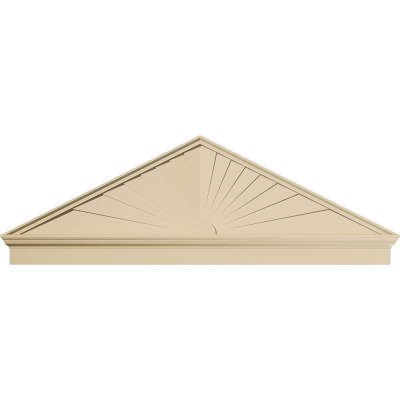Fronton en uréthane Signature, 76 po x 25,875 po x 2,75 po, Combinaison, Rayons de soleil
