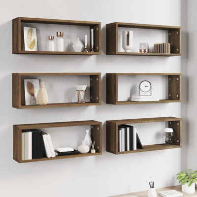 Poulos 6 Piece Floating Shelf
