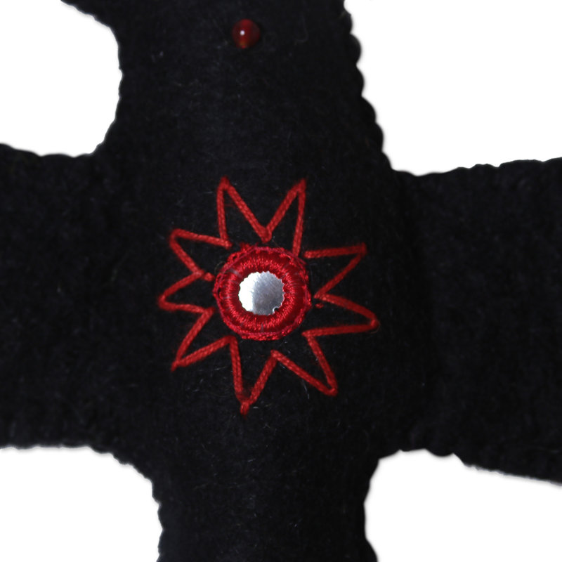  Handmade Spooky Wings Wool Felt Wall Accent
