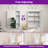 Husai Recessed or Surface Mount Aluminum Frameless Medicine Cabinet With Mirrored Door and Adjustable Shelves-408647447-408647401