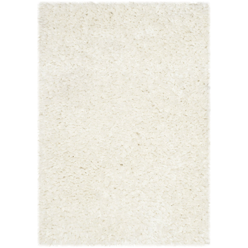 Tapis ivoire en acrylique touffeté à la main Anacortes, Rectangle 2 pi x 3 pi