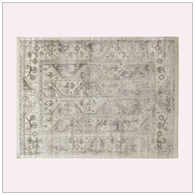 Tapis à bordure carrelée, Rectangle 8 pi x 10 pi