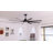 Brixham 8-Blade Standard Industrial LED Ceiling Fan with Remote and Intelligent Control and Voice Function-1114541619