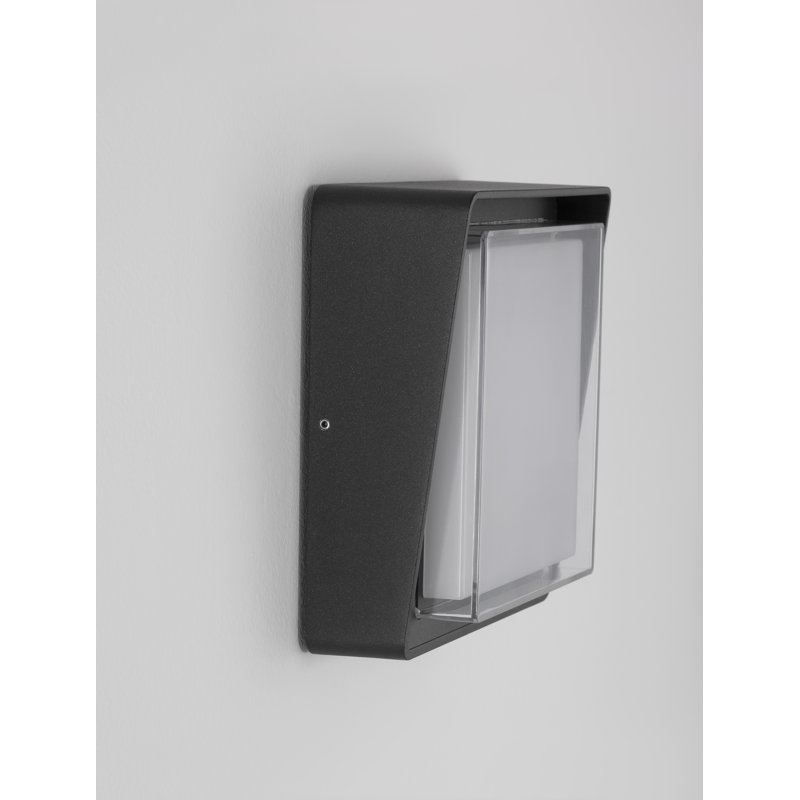 Black Integrated LED Outdoor Flush Mount