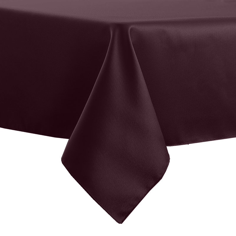 Ultimate Textile - Herringbone - Fandango Tablecloth, Burgundy Red, 1, 52" W x 72" L