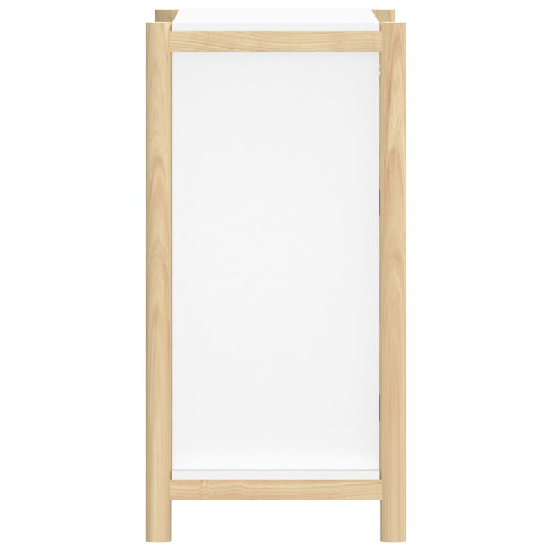 Keden Solid Wood Accent Cabinet, White