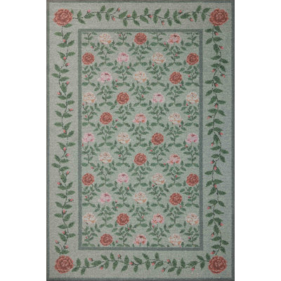 Rifle Paper Co. x Loloi Wildwood Green Area Rug