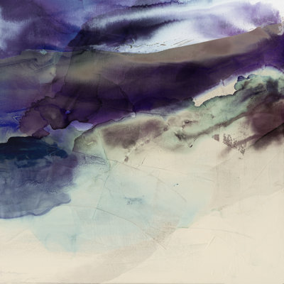 Purple Wunderlust II by Sisa Jasper - Wrapped Canvas Painting