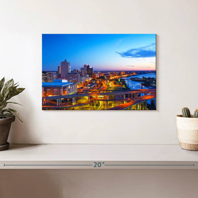 Senne Memphis Highways, 8" H x 12" W