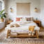 Polyester Blend Upholstered Storage Bench