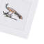 Bird Motif Embroidered Linen Cocktail Napkins