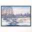 «Russian Winter Village», impression sur toile encadrée-26664246