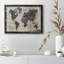 Carte du monde - reproduction de cadre photo sur toile-266255538-266255537