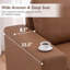 Upholstered Sofa with Storage, Solid Wood Legs and 2 Pillows-1994262661-1994165283