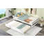 Lit plateforme simple avec lit gigogne simple-329953914