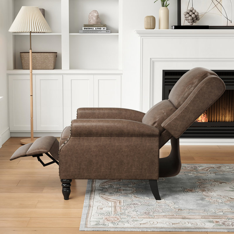 Fauteuil inclinable en similicuir pour salon RV