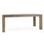 Sedia Mango Wood 78" Dining Table Ash Natural