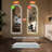 65" X 21" Arch Led Full Length Mirror. Dimmable, Shatterproof. For Bedroom, Bathroom. Reflection. . Adjustable Brightness. Long-Lasting . Two Lights Shatter-. Mountable On Wall Or Stand. Bright For