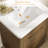 24" Single Bathroom Vanity With Fluted Panel Design And  Ceramic Sink-1108493372
