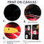 Platines vinyle mauves et noires - art mural moderne sur toile-1969413971-1969413998-1969413969
