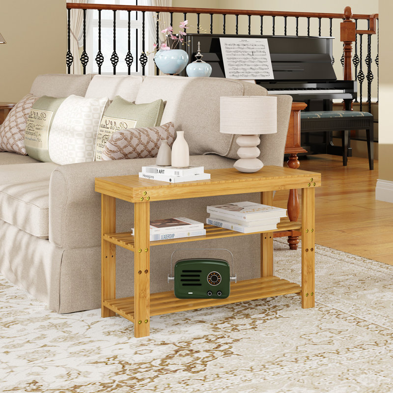 Shoe Rack With Cushion And Adjustable Shelves For Functional Entryway Use 3 Bench Customizable Shelving Practicality Decoration