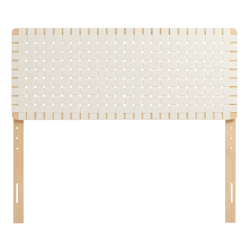 Tête de lit en bois massif Modway Sparta, Beige, Double