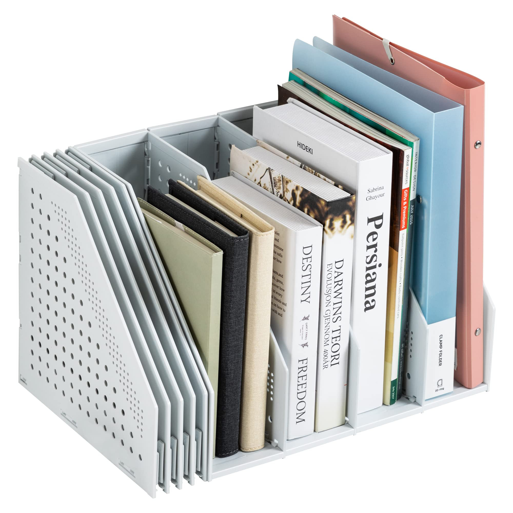Latitude Run® Collapsible Magazine File Holder, Desk Organizer Document ...